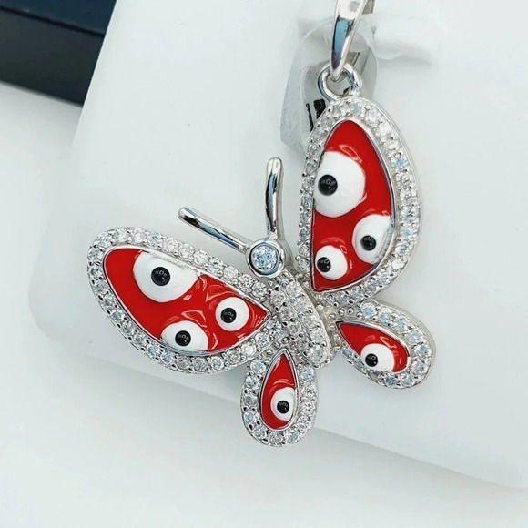 "925 Sterling Silver Cubic Zirconia Pendant, UU1P6A6051 - Picture 2 of 11